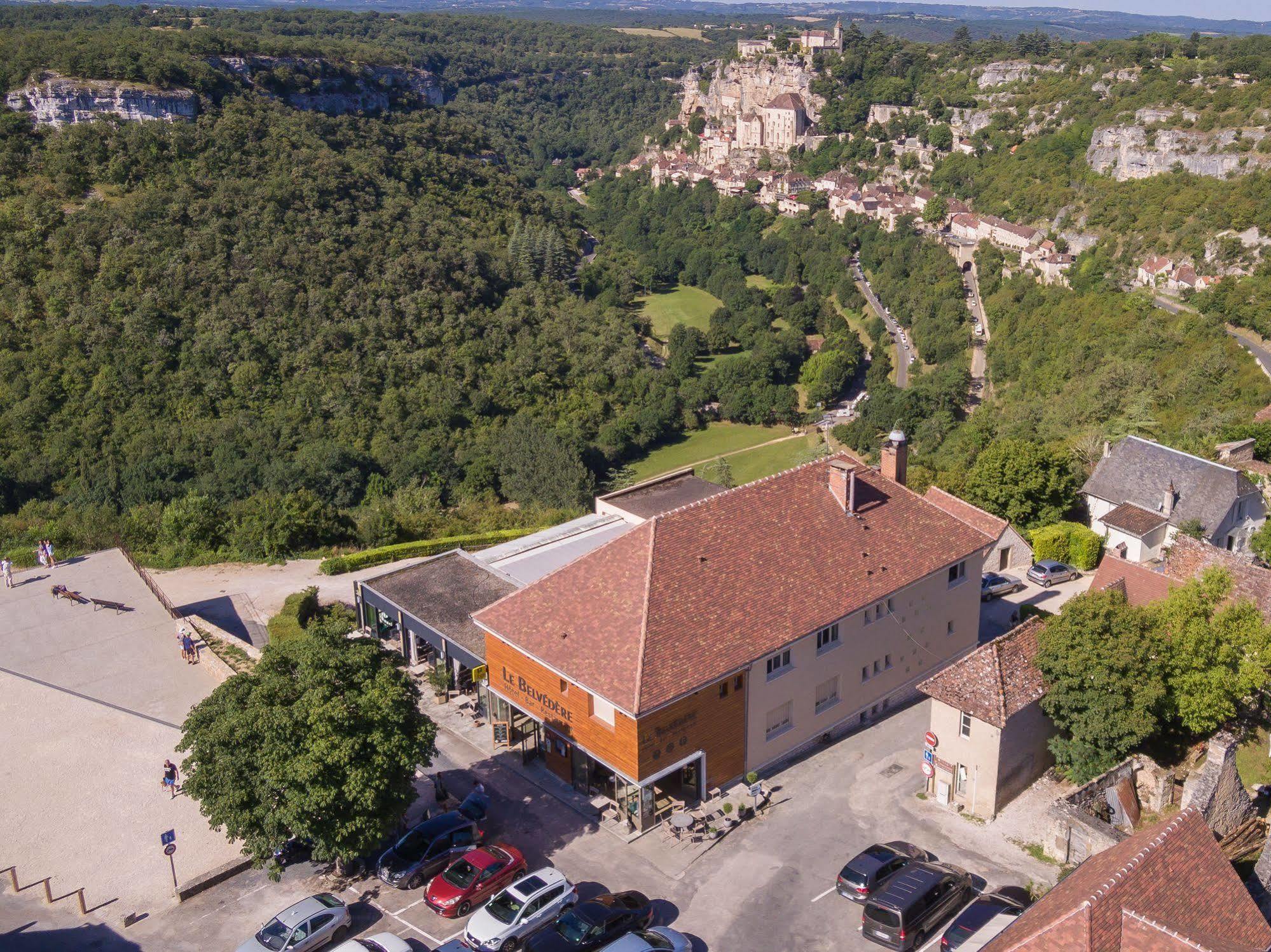Logis Hotels - Le Belvedere - Hotel 2 Etoiles Et Restaurant Рокамадур Екстер'єр фото
